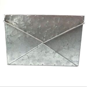 Metal Mailbox Decorative + Storage